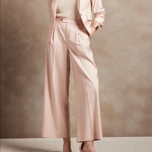 Wide-Leg Suit Pant